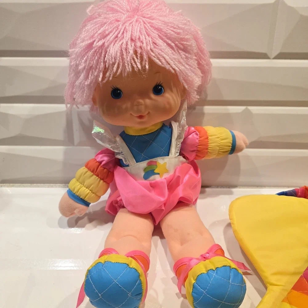 Vintage 1983 Mattel Hallmark Rainbow Brite‎ Baby Brite With Star Backpack